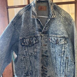 Levi's Acid Wash Denim Jacket